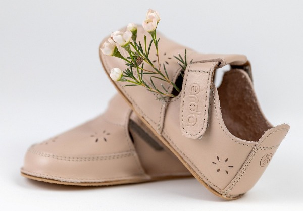 ERDA Fleur - Chaussures Barefoot Enfant à Perforation