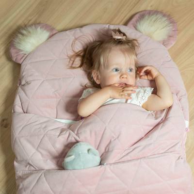 Sac de couchage pour bébé dans l'ensemble, Mousseline Premium, Cerise