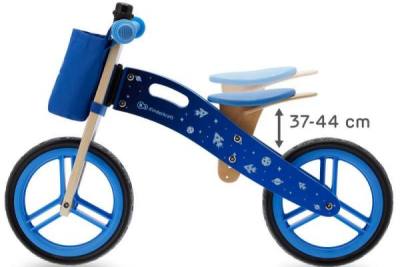 KINDERKRAFT RUNNER - DRAISIENNE EN BOIS AVEC CASQUE