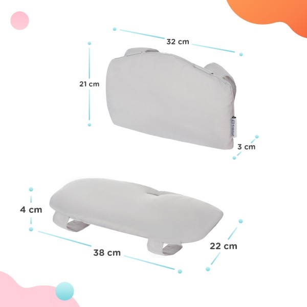 KinderKraft Enock Chaise haute évolutive en bois avec coussins