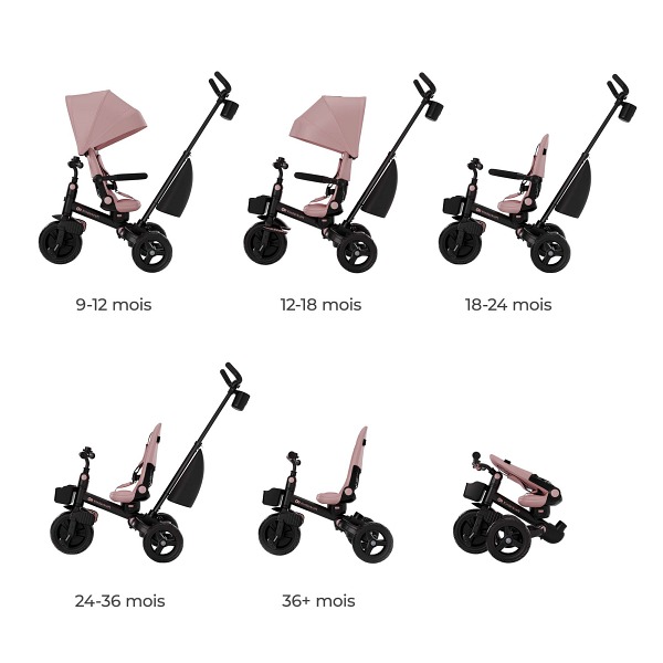 AVEO 2 Plus Tricycle Evolutif Enfant 6 en1