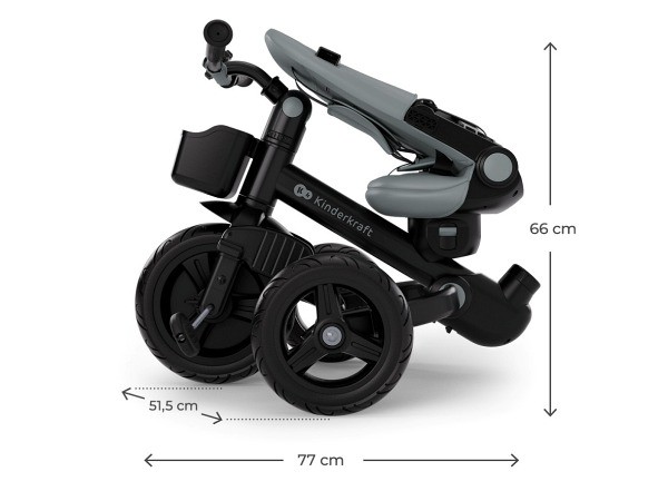 KinderKraft AVEO 2 Plus Tricycle Evolutif Enfant 6 en1