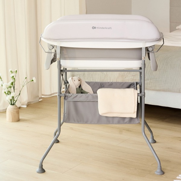 KinderKraft BUBBLY Baignoire avec table à langer pliables