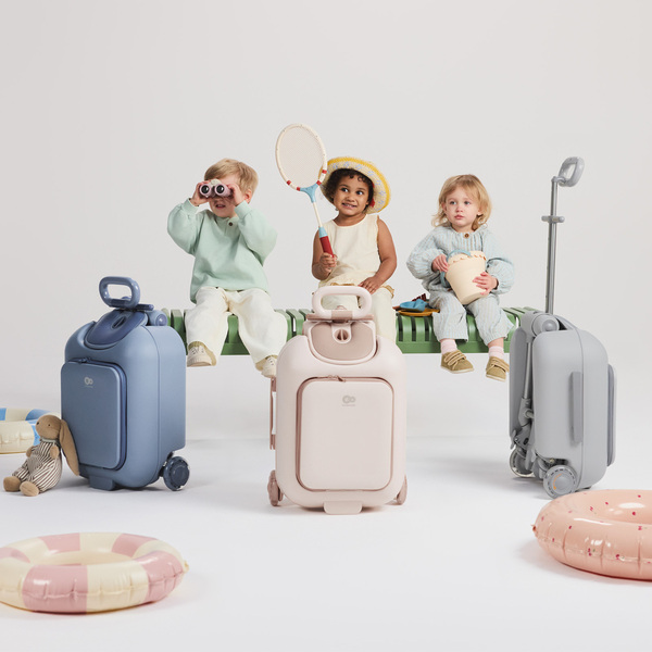 KinderKaft CABBY - Valise cabine enfant avec assise 2 en 1 3 coloris
