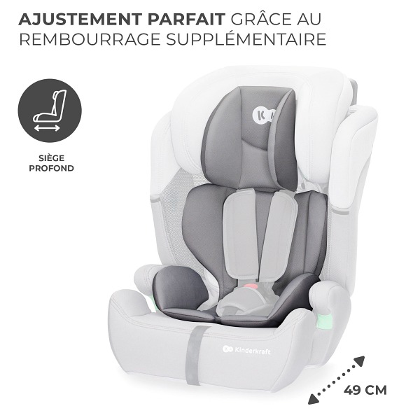 Kinderkraft Siège auto Comfort UP, siège enfant rehausseur I-Size