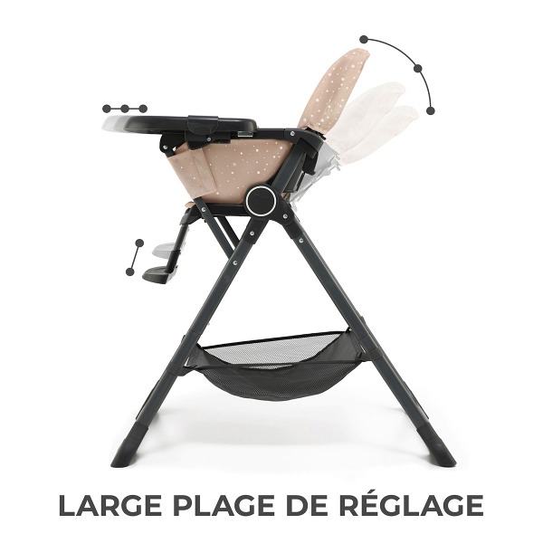Kinderkraft Foldee - chaise haute reglable
