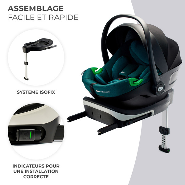 Installation rapide et facile Kinderkraft Base ISOFIX CARE FX pour siège I-CARE I-SIZE