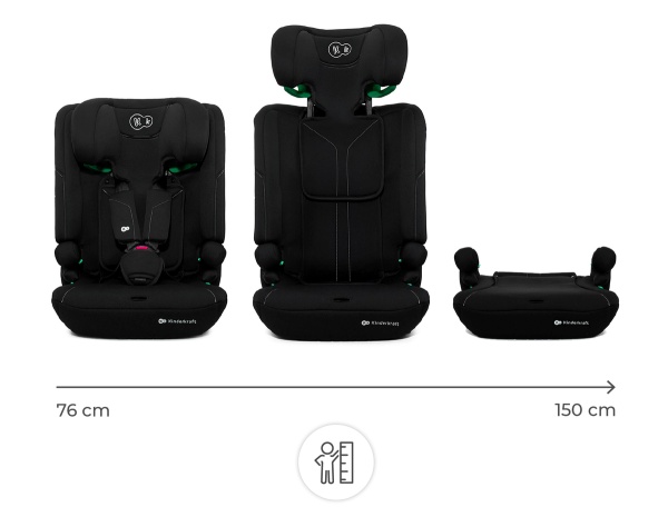 KinderKraft - I-COMFY i-Size  de 15 mois à 12 ans