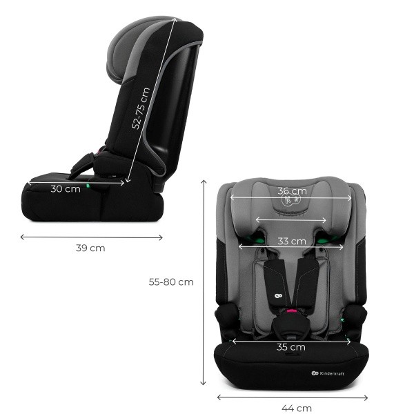 Siège auto évolutif 3-en-1 I-COMFY – De 15 mois à 12 ans