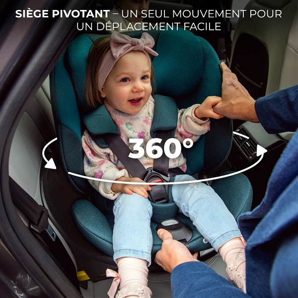 Siège Auto Pivotant avec solution EASY SPIN 360°