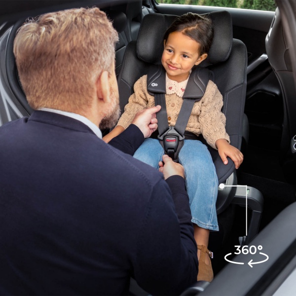 Kinderkraft I-GUARD PRO i-Size Siège Auto Pivotant 360 new fabric (tissu mesh)