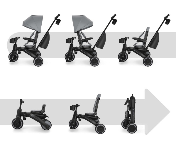 Kinderkraft JAZZ 3 - Tricycle Enfant 6-en-1