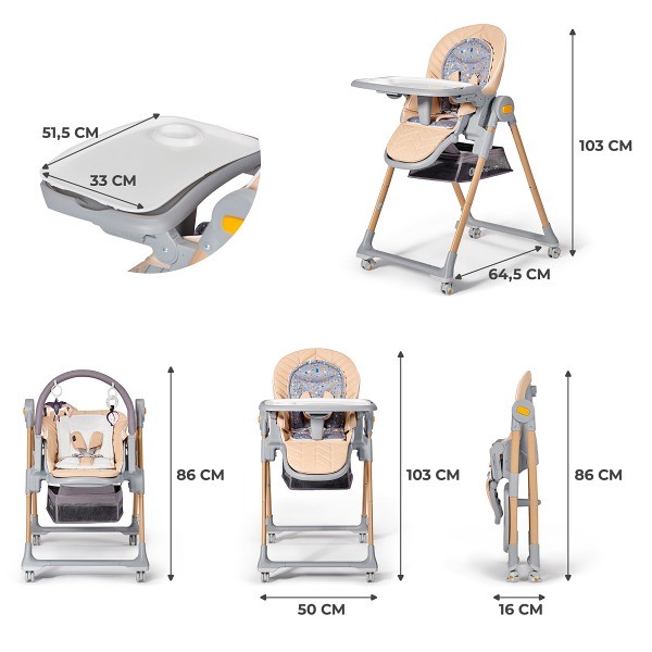 Kinderkraft Lastree - Dimentions