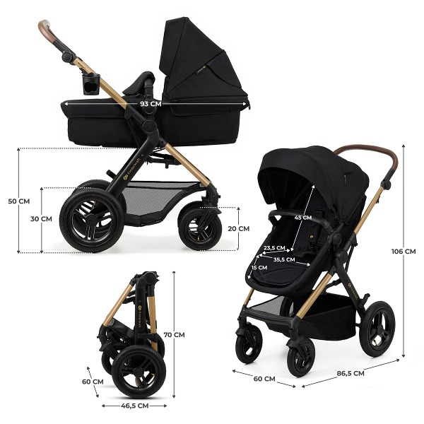 Dimensions Kinderkraft MOOV 2 AIR
