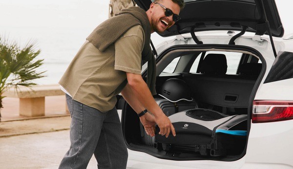 Remorque vélo 3-en-1 NAVA  Pliage express et format compact