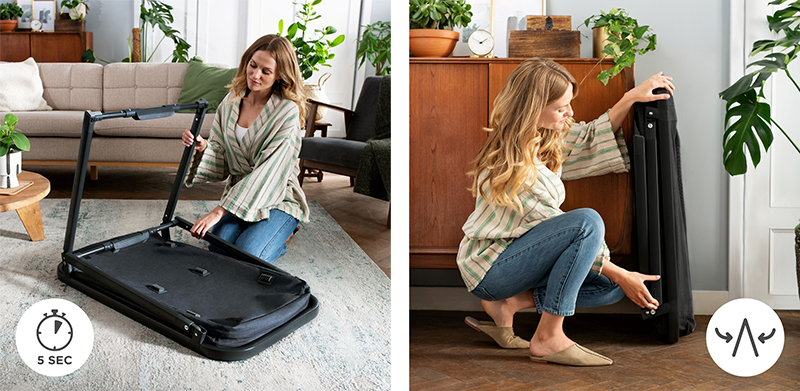 Le lit Sofi Plus de Kinderkraft est pliable