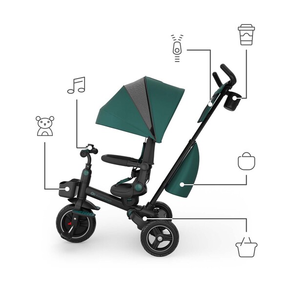 Ajouter à la wishlist  Kinderkraft Kinderkraft SPINSTEP 2 PLUS Tricycle Évolutif - accessoires