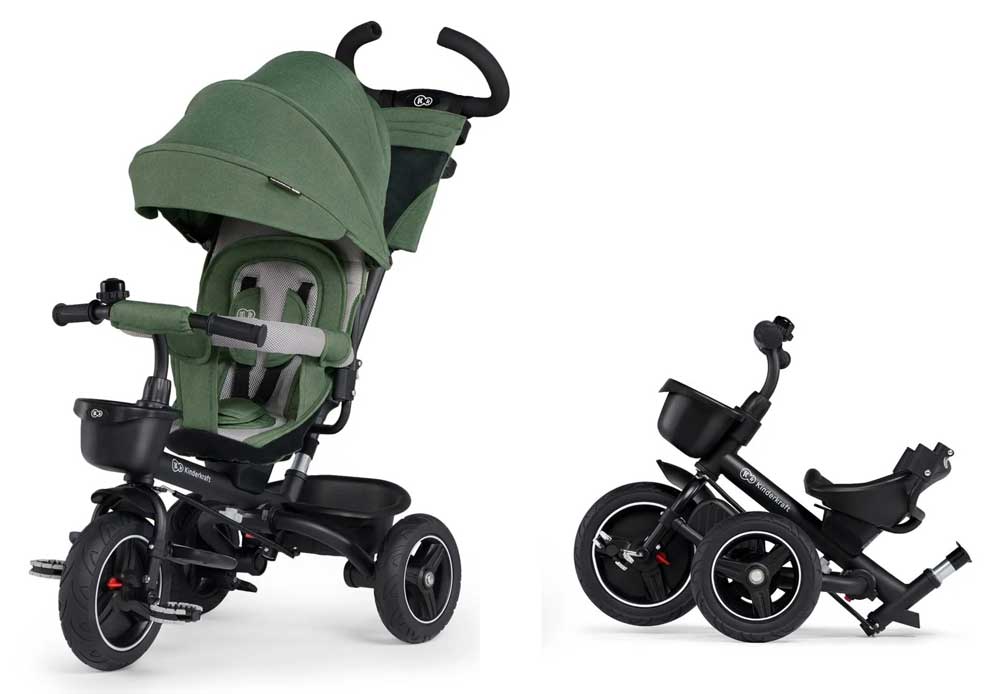 Le tricycle Spinstep se plie rapidement et facilement