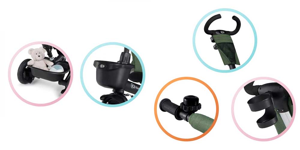 Les accessoire de la poussette Spinstep de Kinderkraft
