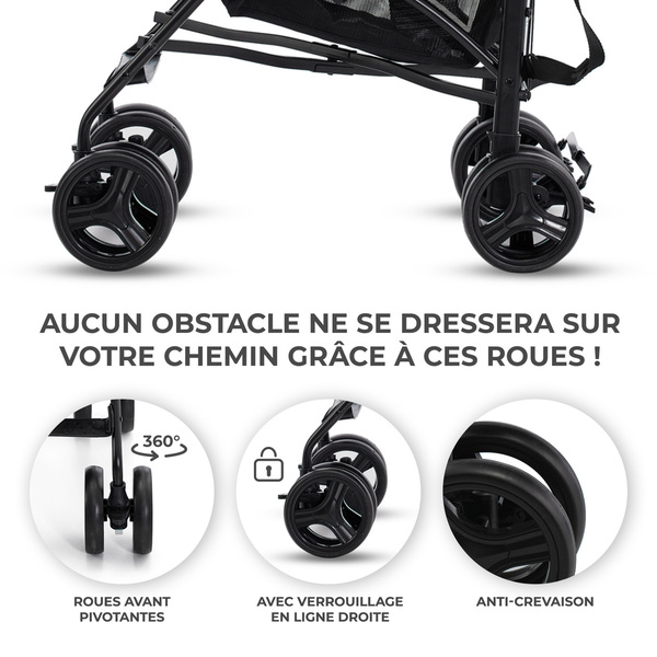 KinderKraft TIK - Poussette parapluie légère