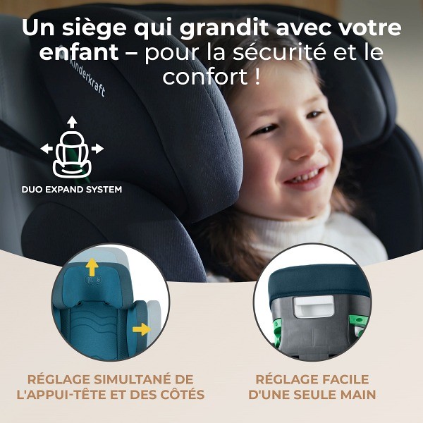 Siege Auto XPAND grandit avec votre enfant