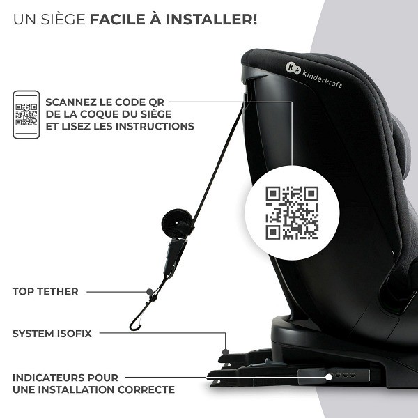 Installation ISOFIX instantanée