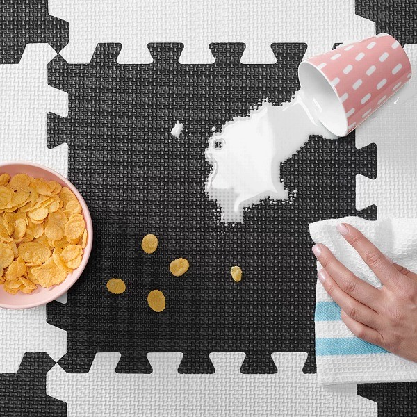 KinderKraft LUNO - Tapis d'éveil puzzle en mousse