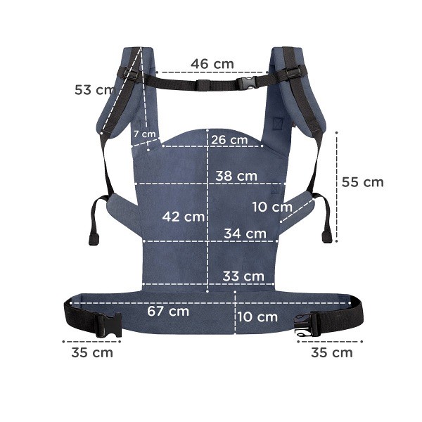 Dimensions de votre Porte-bébé Nino