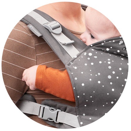 Kinderkraft Nino Confetti Grey - Porte-bébé