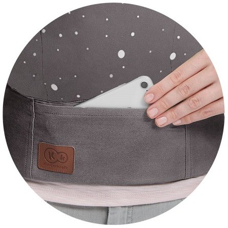 Kinderkraft Nino Confetti Grey - Porte-bébé