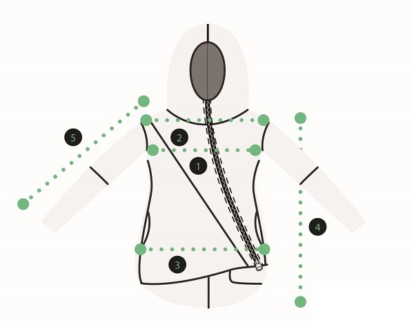 LennyLamb Sweat à capuche asymétrique