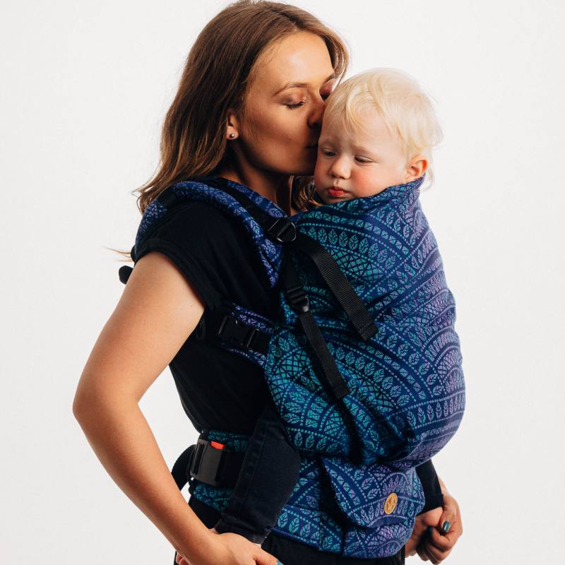 LennyLamb LennyPreschool PEACOCK’S TAIL PROVANCE Jacquard - Porte-enfant