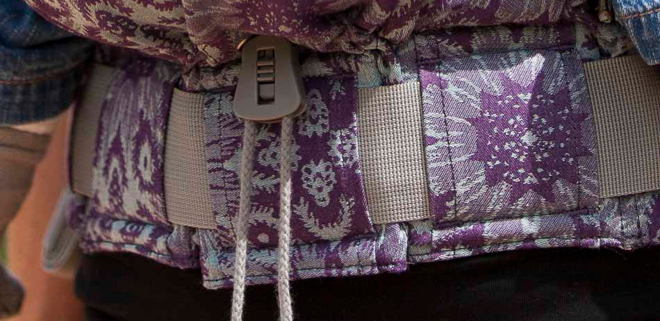ceinture du porte-bébé preschool p4 taiga purple