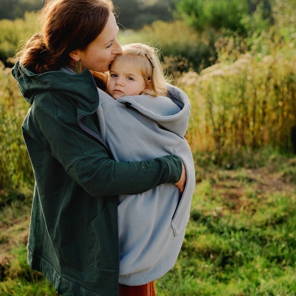 Little Frog Couverture Polaire de protection Cosy Frog Gris