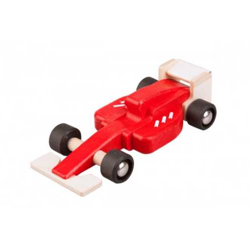 Voiture rouge de course