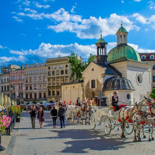 Photo centre ville Cracovie