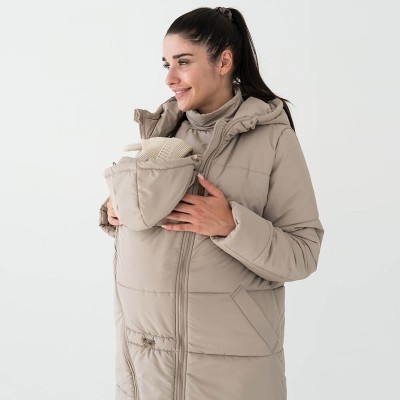 Love & Carry Manteau de portage et de grossesse Latte