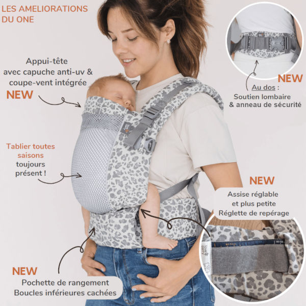 Porte bébé physiologique dès la naissance : Love & Carry One Leo (2023)