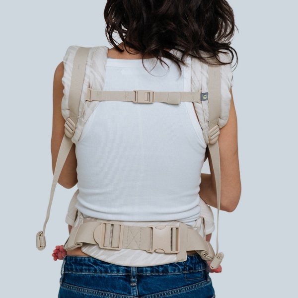 Love and Carry ONE EVO Desert - Porte-bébé physiologique avec sangle de poitrine magnétique et soutien lombaire