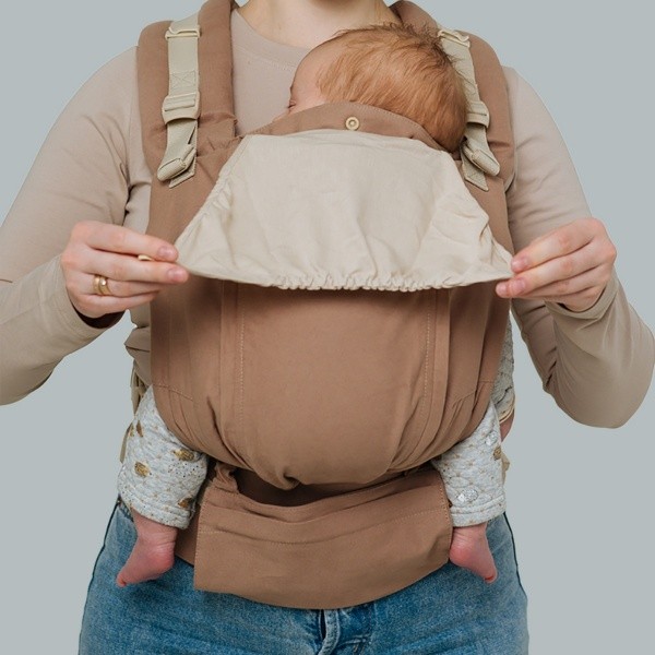 Love and Carry ONE EVO Pecan - Capuche anti-UV et coupe-vent