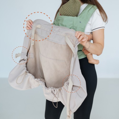 installation couverture de portage love & carry