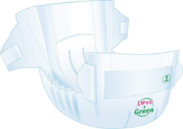 La couche ljetable Love and Green, une protection efficace