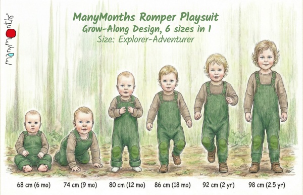 Manymonths Romper Playsuit - Salopette en Laine Mérinos