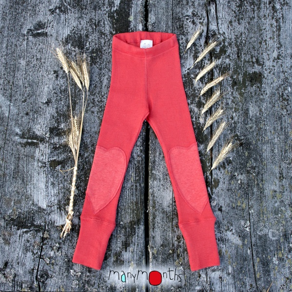 Leggings with Heart Patches
