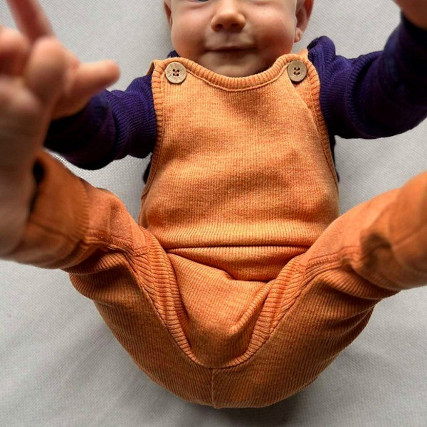 Ajouter à la wishlist Coloris au choix Manymonths Manymonths Romper Playsuit - Salopette en Laine Mérinos pour Bébé