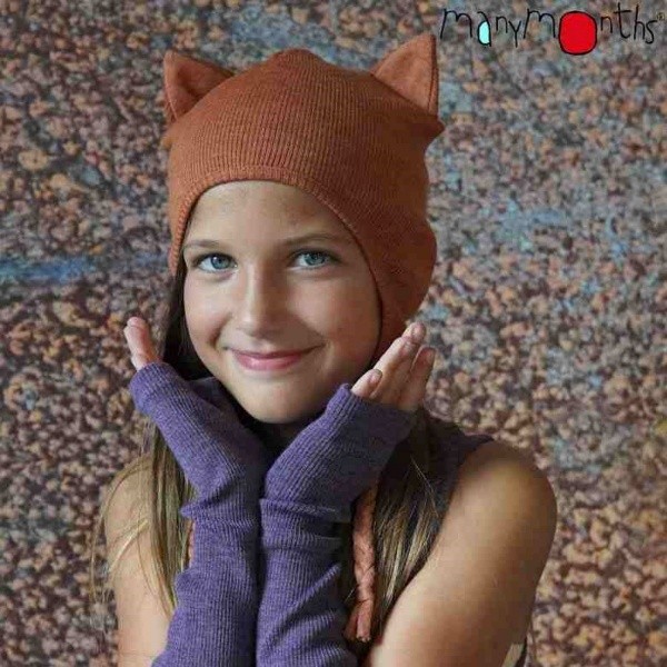 ManyMonths Kitty Beanie UNiQUE - Bonnet Chat en laine mérinos