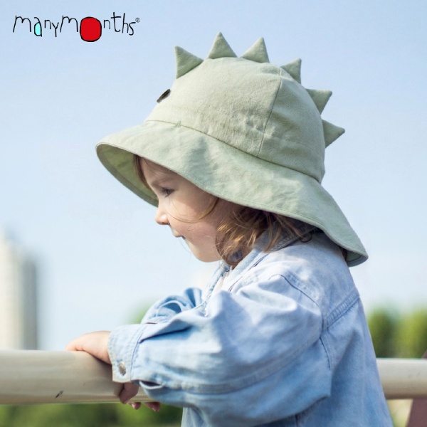 Manymonths Dino Chapeau de soleil ajustable ECO Hempies