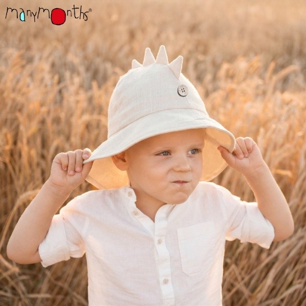 Manymonths Dino Chapeau de soleil ajustable ECO Hempies