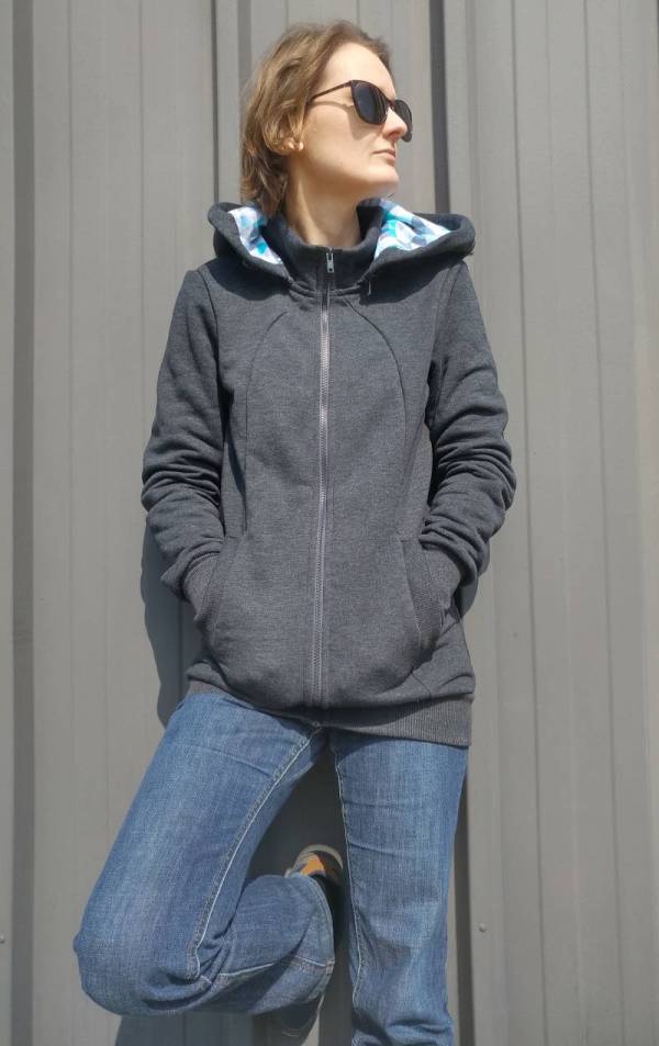 Naturiou sweat portage Graphite Geo Blue
