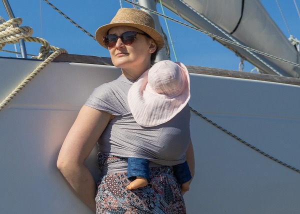Naturioù R'Wrap Gris – écharpe de portage respirante